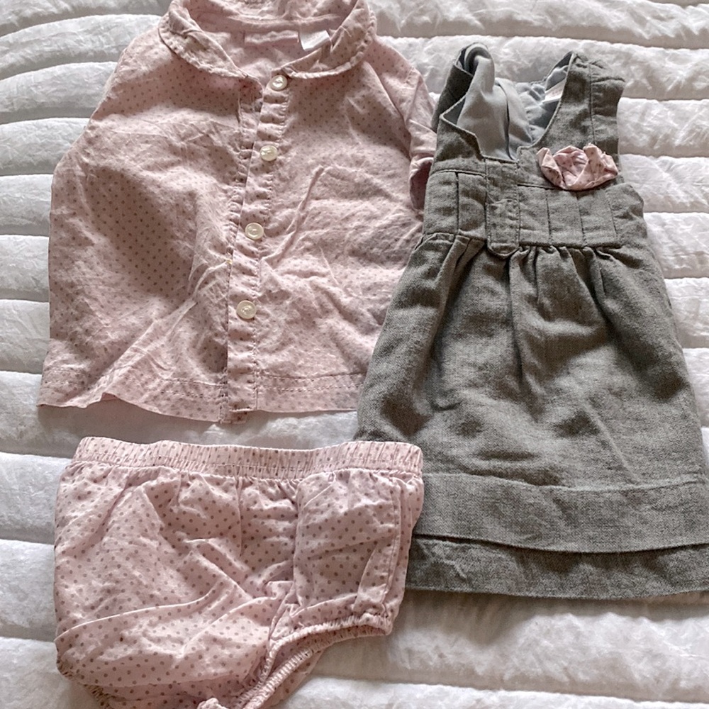 First Impressions 3 piece set - SIZE 3-6 months